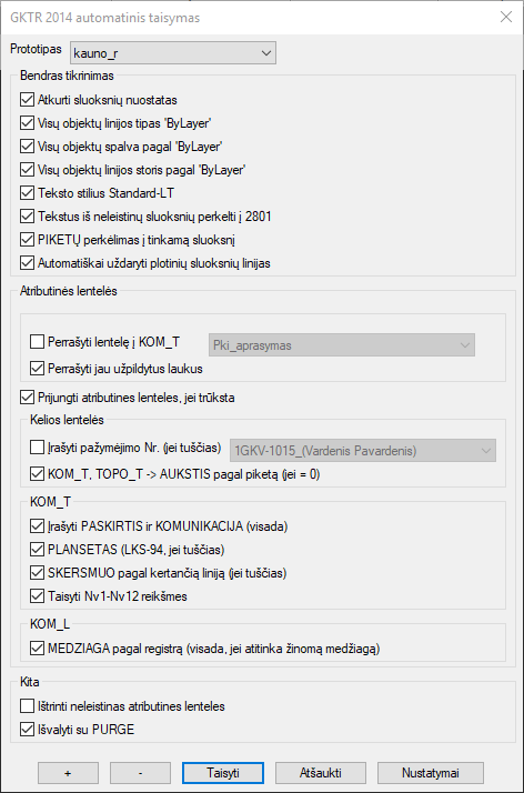 gktr 2014 automatinis taisymas