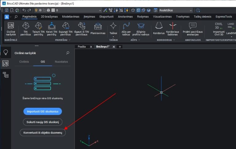Įdomesnės BricsCAD v24 naujienos geodezininkams
